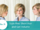How to Style Fine Short Hair and Get Volume